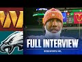 Josh Johnson after the Commanders take down the Eagles &amp; spoil their chances of earning 2-seed