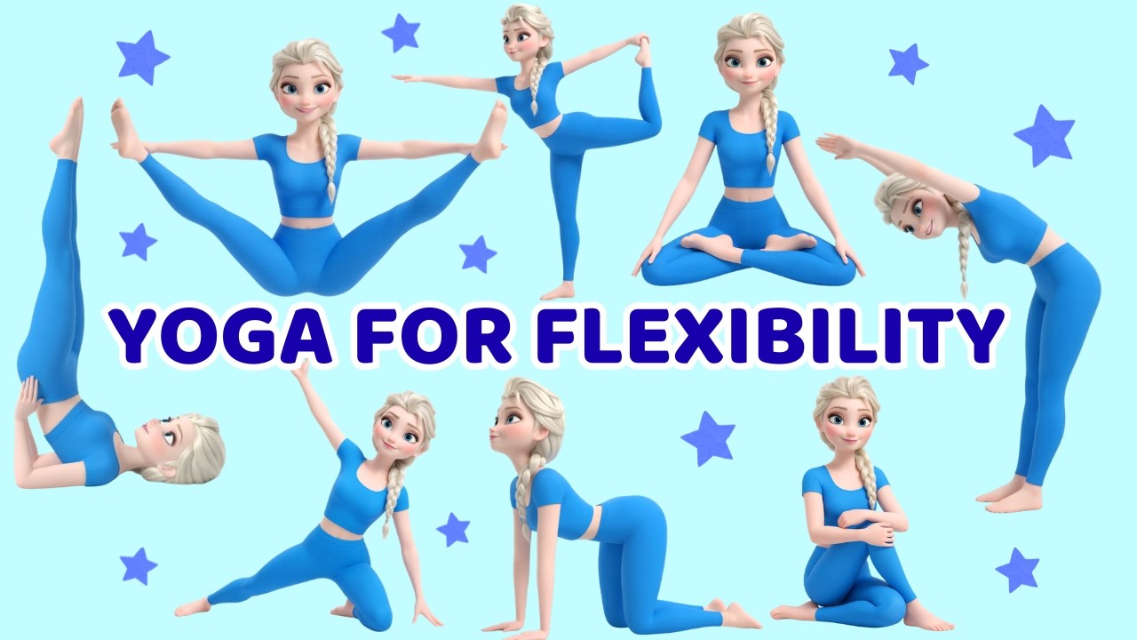 Easy Yoga Stretches for Flexibility | Relaxing Kids Yoga for Tight ...
