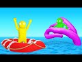 SACRIFICING JELLY To The GIANT SQUID! (Gang Beasts)