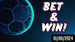 FOOTBALL PREDICTIONS TODAY 01/09/2024 | BETTING TIPS #footballpredictionstoday