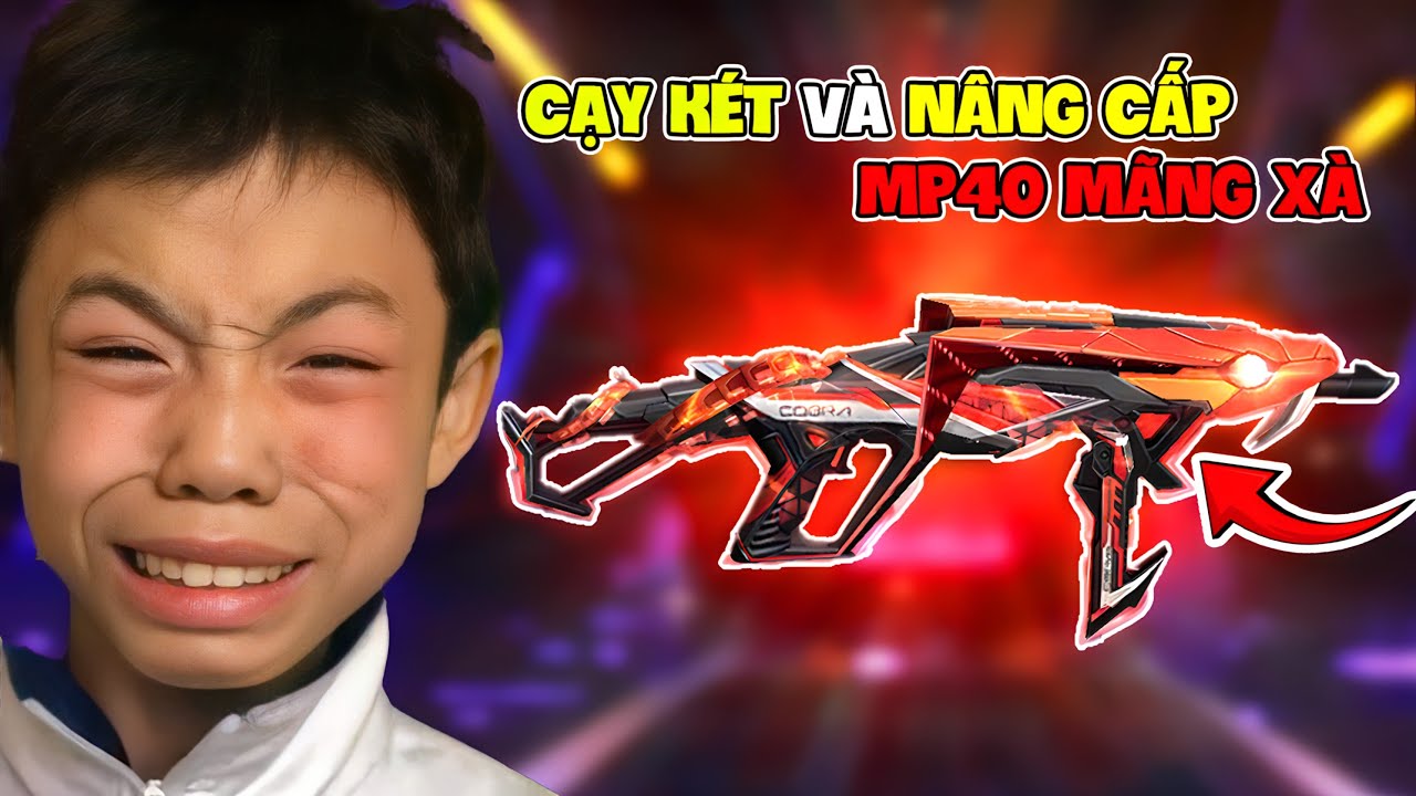 [Free Fire] Cạy Két 500 Cành Của Mẹ Lụm Nhẹ MP40 Mãng Xà LEVER 7 Cực Múp