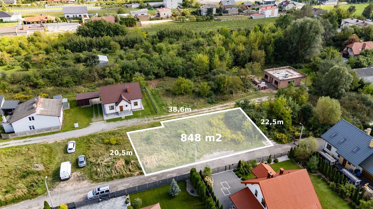 Wygodna działa w Wacynie k. Radomia z kompletem mediów - Działka - Sprzedaż - Radomski, Zakrzew / Wacyn