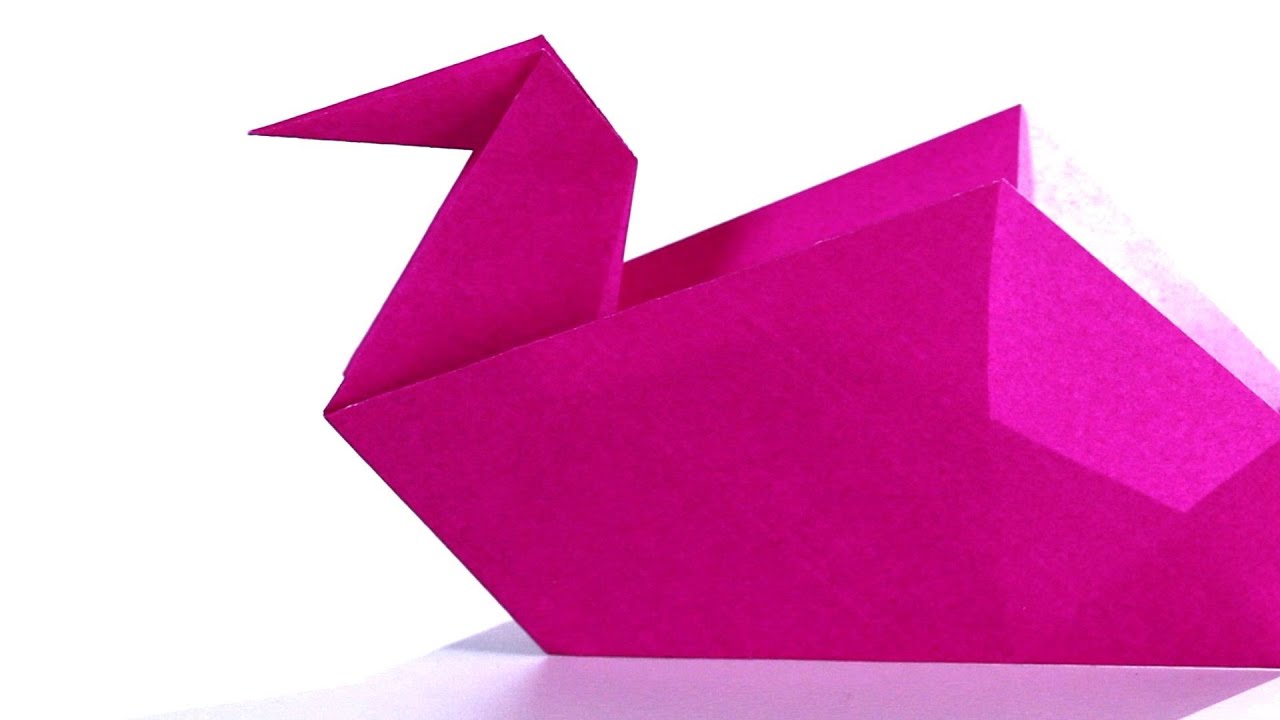 How To Make A Swan Origami