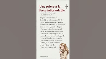 🇫🇷Une prière à la force inébranlable #catholique #foi #dieu #france #prière