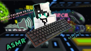 Keyboard & Mouse ASMR 🔥 | Minecraft Hypixel UHC | Chill Music