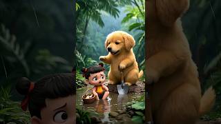 Dog help a baby girl 👶. #freerishta #zarooratrishta #cartoon