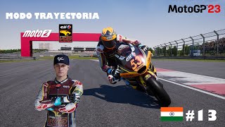 MotoGP 23 MODO TRAYECTORIA Moto2 Carrera 13 Buddh Gameplay PS4