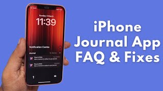 iPhone Journaling Discoverable by Others 📝 Settings | Battery Drain Fixes