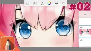 【 SpeedPaint 】Eye Coloring Autodesk Sketchbook Android