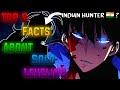 Top 5 Unknown Facts About Solo Leveling | Solo Leveling #sungjinwoo #sololeveling #shorts #anime AFS