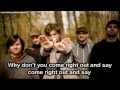 Relient K - Come Right Out And Say It (Lyrics On Screen Video HD) Pop Punk
