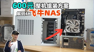 600元8盘位13L飞牛NAS【整机】组装方案，DDR3内存＋解码4K＋全高PCIE，笨牛B6mini＋妖板