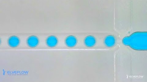 Microfluidics droplet generation with flow focusing