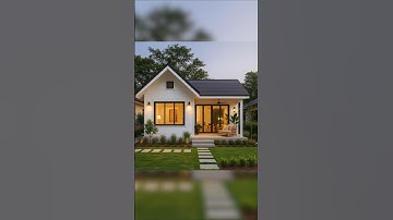 Modern Minimalist Small House Design | Cozy & Elegant Single-Story Home Tour