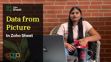 Convert data from picture to spreadsheets in seconds | Zoho Sheet