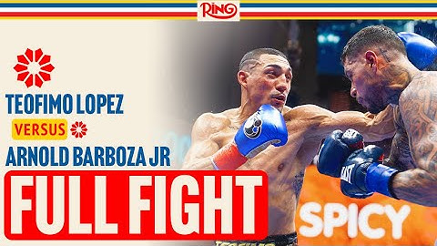 TIMES SQUARE TAKEOVER! Teofimo Lopez vs Arnold Barboza Jr | FULL FIGHT