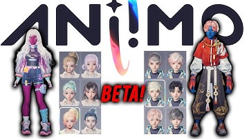 Aniimo Character Creation – FULL Male & Female Customization Showcase (Beta)