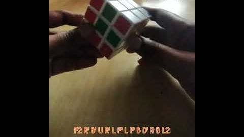 Python pattern on 3 by 3 Rubik