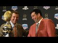 Ryan Day and Dabo Swinney held their final press conference ahead of their CFP rematch