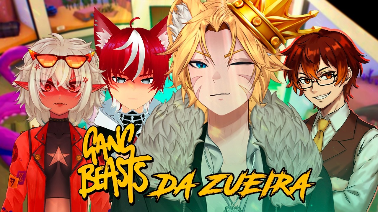 『DONATHON DIA 02』UM LEÃO CONTRA 3 VTUBERS NO GANG BEASTS