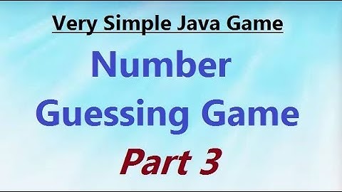 Java GUI - Number Guessing Game (Implement Validation)