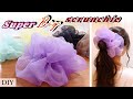 【オーガンジー特大 BIGシュシュの作り方】- How to make Super BIG Scrunchie - DIY.Organdy -