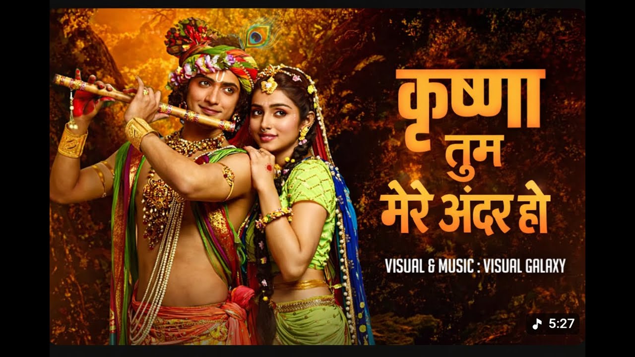 कान्हा मेरे साथ हो तुम |  kanha mere andar ho tum  #Krishna  #Radha