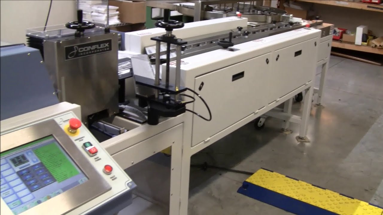 Conflex shrink wrapping small bearings YouTube