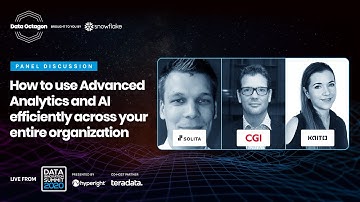 Panel: How to use Advanced Analytics and AI efficiently across your entire organization
