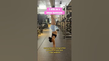 Struggling with handstands? These 3 drills changed everything for me! #handstandjourney #handstand