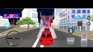 Truck ngankut mobil gila | Crazy Car Transport Truck:New Offroad Driving Game - Android Gameplay screenshot 2