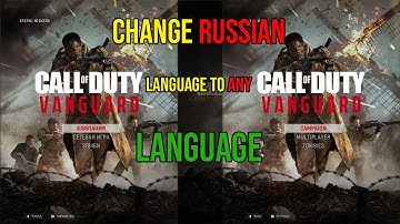 How To Change Language of Call of Duty Vanguard Campaign - In English or Any Other Language