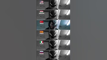 “We are Venom” in different languages (Part 2) #shorts #venom