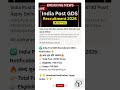India Post GDS Recruitment 2026 *Total Post: 28740 Posts* Eligibility: 10th Pass *Salary: ₹35,000/-