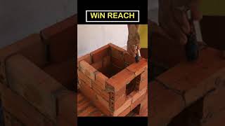 Amazing Creation to Make Brick Stove With Skill Full