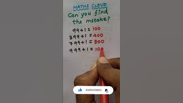 Can You Find The Mistake? #mathshorts #maths #shorts #easymaths #ytshorts #mathematics #mathstricks