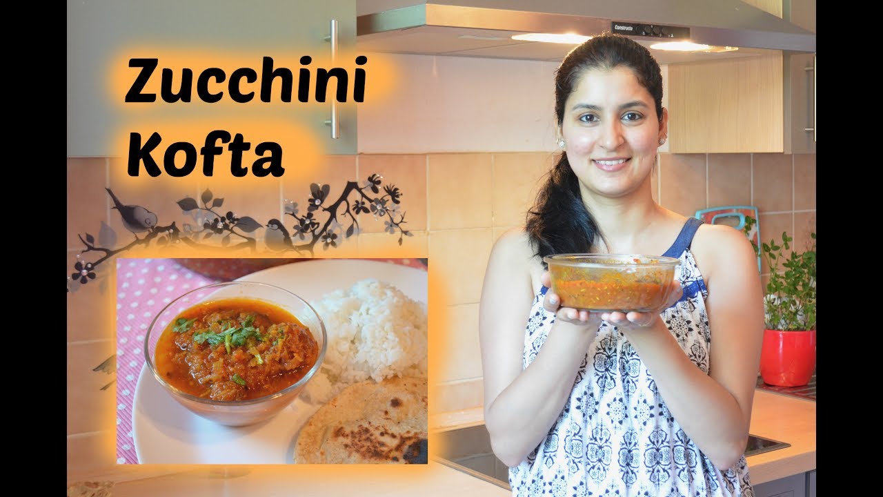 VEGANES CURRY - Zucchini Kofta Curry - vegetarisch - glutenfrei curry - indisch Kochen