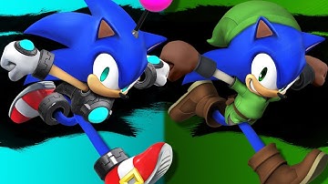 Smash 4 Model Import Updates - Virtual Hedgehog & Link Sonic