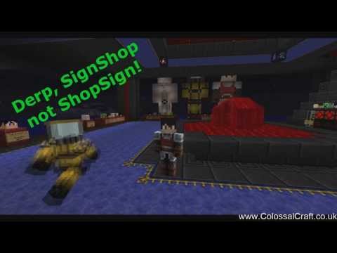 Colossal Craft SignShop Tutorial!