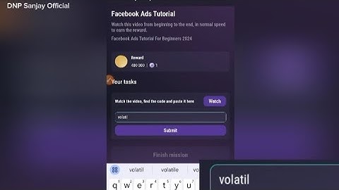 Facebook Ads Tutorial Tapswap Code