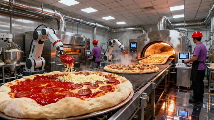Inside the Pizza Hut Factory: How Automation Produces TONS of Pizzas Daily? (Full Process)