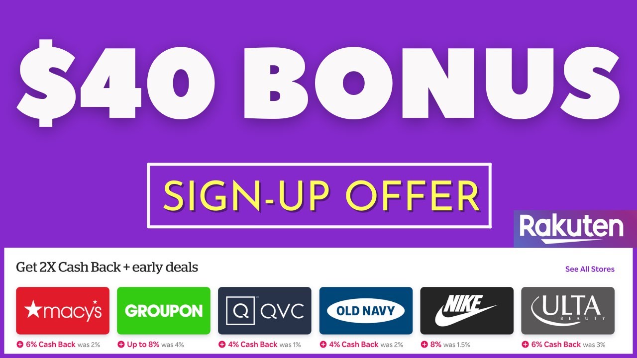 Make Money with Rakuten Online Shopping Cashback App