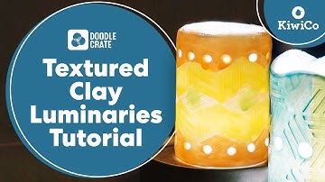 How To Make Your Own Clay Luminaries | Doodle Crate Project Instructions | KiwiCo