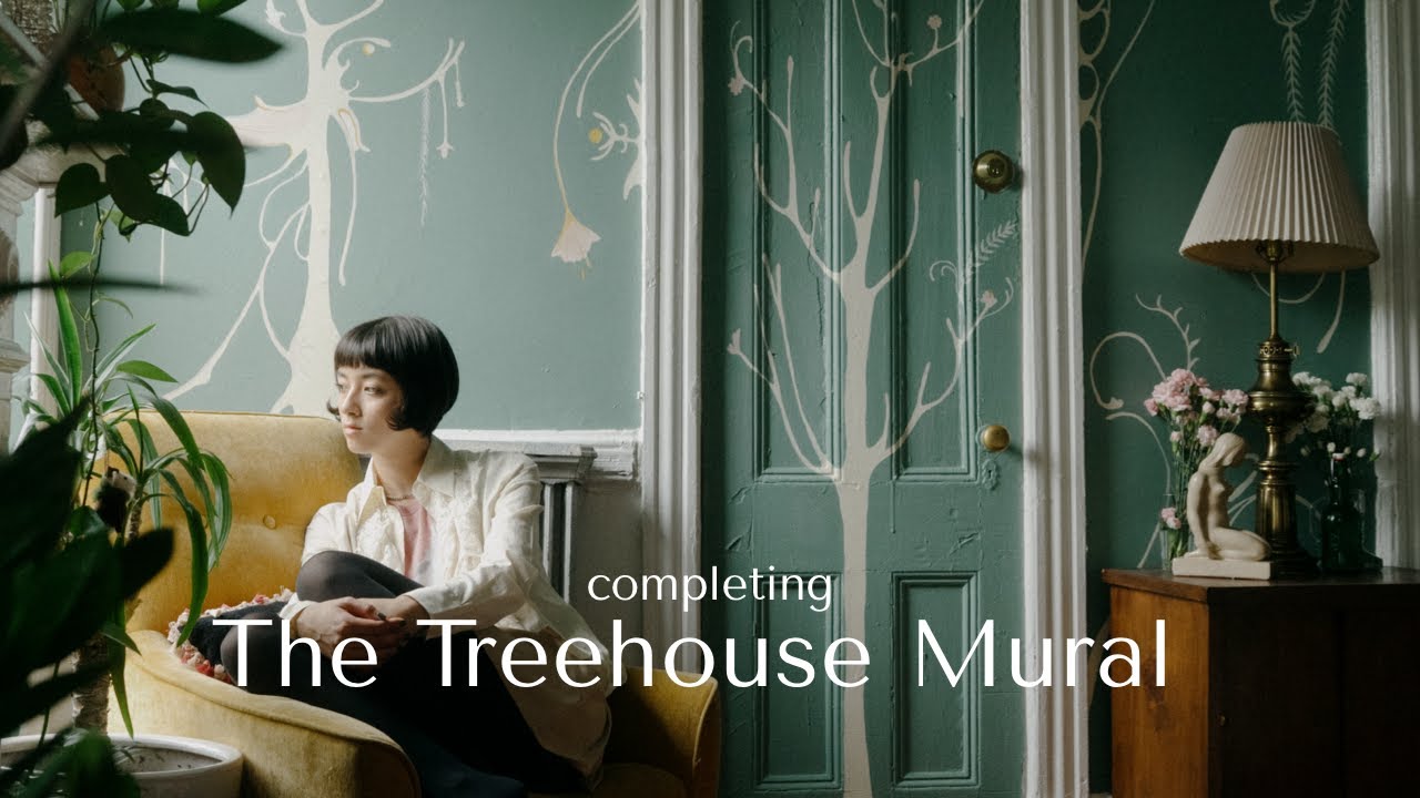 Completing The Treehouse Mural - YouTube