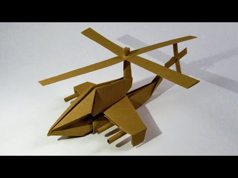 Video: Hvordan Man Laver En Origami-helikopter