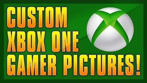 How to put custom pictures as gamerpic in xbox one! (2017)