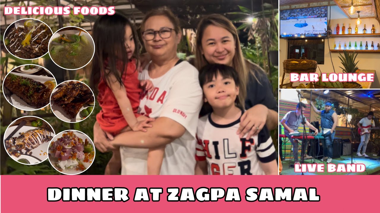 Dinner at Zagpa Samal | Chicken Inasal | Beach Dinner