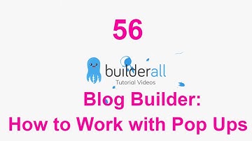 Builderall Tutorial 56 - Blogs: How to Work with Pop Ups | create passive income with Builderall