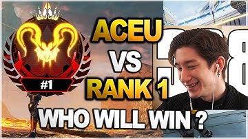 ACEU team vs RANK 1 team in predator lobby | ACEU played ranked with GENBURTEN ( apex legends )