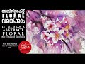 HOW TO PAINT AN ABSTRACT FLORAL. BY SUNIL LINUS DE. SIMPLE WATER COLOR DEMONSTRATION / TUTORIALS